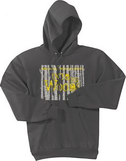 Pullover Hooded Sweatshirt, Charcoal